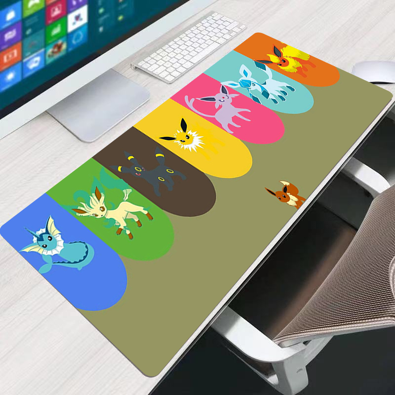 Esports Gaming Table - 90x40cm Mauspad Pokemon Büro Computer Schreibtischunterlage