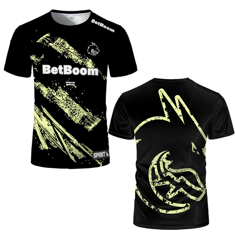 Esports Gaming Jersey - 2025 Neues Team Spirit Jersey-T-Shirt Spiel-E-Sport-Spieluniform-T-Shirts