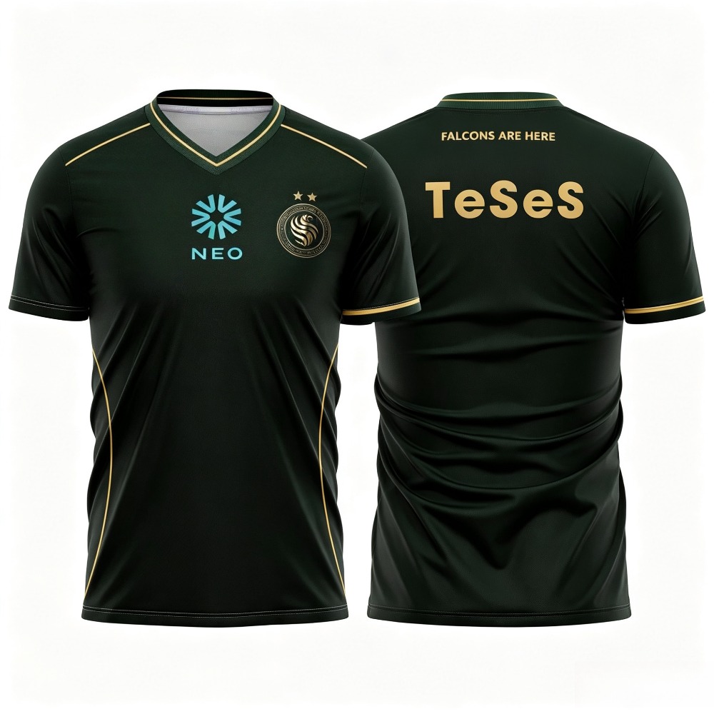 Team Falcons 2026 Trainingsuni – Custom Esports Gaming Jersey Bewertung und Preis