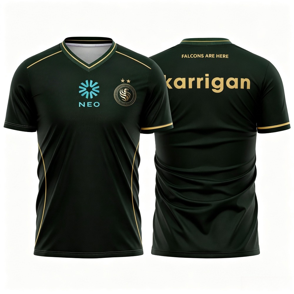 Team Falcons 2026 Trainingsuni – Custom Esports Gaming Jersey Bewertung und Preis