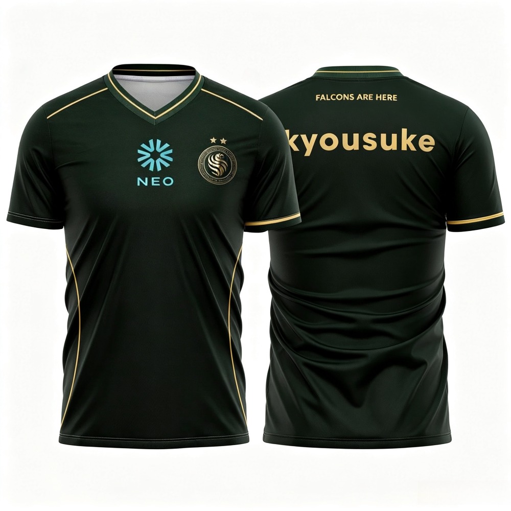 Team Falcons 2026 Trainingsuni – Custom Esports Gaming Jersey Bewertung und Preis