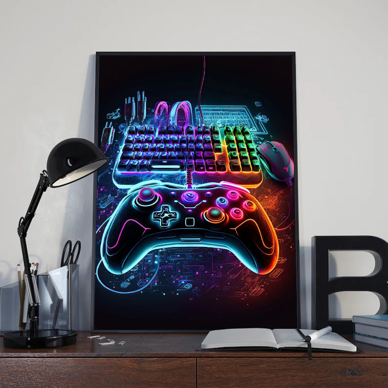 Modernes Neon-Pop Cool Gaming  – Esports Gaming Houses Bewertung und Preis