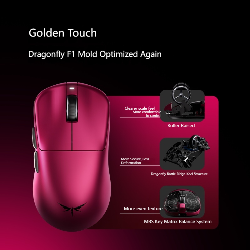 VGN Dragonfly F1 V5 Leichte Ka – Esports Gaming Mouse Wireless Bewertung und Preis