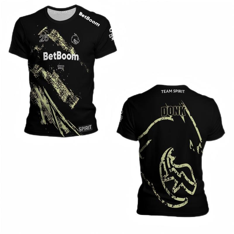 2025 Neues Team Spirit Jersey- – Esports Gaming Jersey Bewertung und Preis