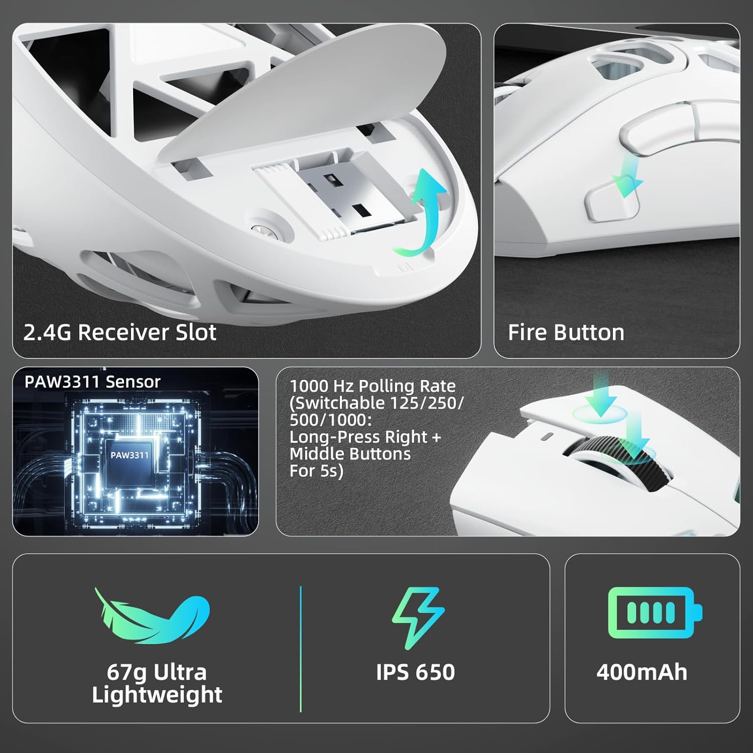 AULA SC620 Neue Gaming-Maus Ka – Esports Gaming Mouse Weight Adjustable Bewertung und Preis