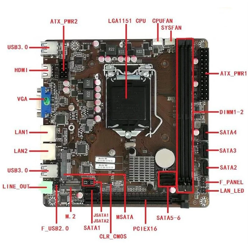 B365 Mini-ITX Motherboard LGA  – Intel Cpu Core I7 Bewertung und Preis