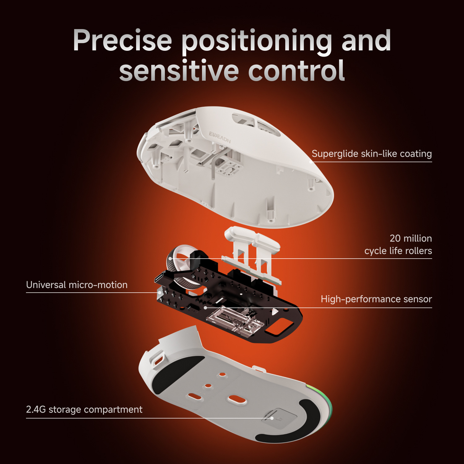 PAW3311 Kabellose Gaming-Maus, – Esports Gaming Mouse Wireless Bewertung und Preis