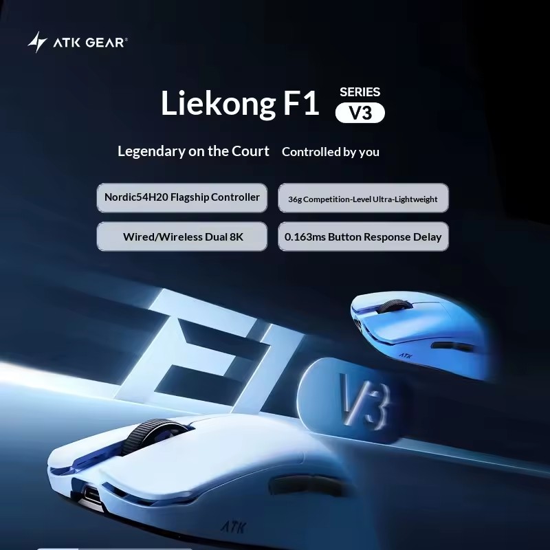 ATK F1 V2/V3 Tri-Mode Wireless – Mouse Gaming Esports Bewertung und Preis